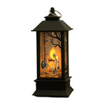 Portable Halloween Pumpkin Ghost Castle Lantern Lamp Hanging LED Light Home Night Light Decoration Party Haunted House Props