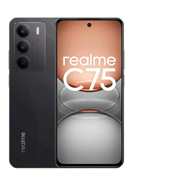 Global Version realme C75 6.72'' 90Hz FHD Display 50MP AI Camera 5828mAh Battery 45W Charge IP69 100% Original Cell Phone NFC