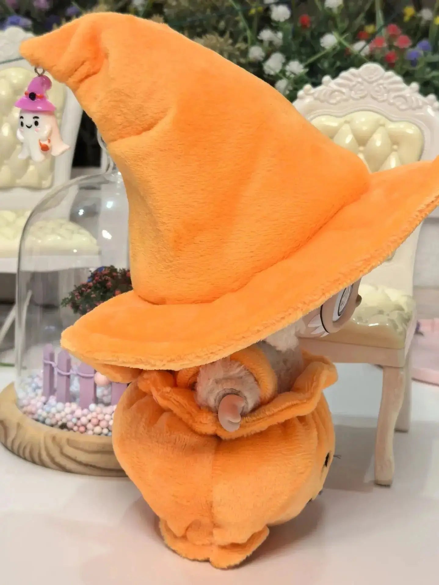 Labubu Clothes Halloween Pumpkin Skirt Dress Up, Festival Costume, Available in Two Colors, Doll Accessories (No Dolls)