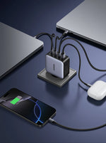 UGREEN 200W Travel GaN Charger PD 3.1 140W QC4.0 3.0 Quick Charge For Macbook Pro Laptops iPhone 17 16 Samsung S25 Xiaomi Tablet