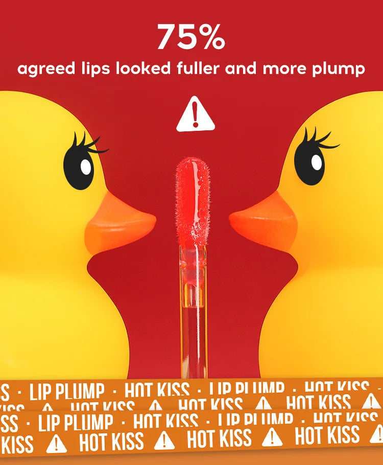 MLSMILE Duck Lip Plump Lip Oil Moisturizing Lip Gloss Mirror Water nature long-lasting  Gloss Gloss Pearl Lip Glaze Set