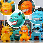 TOMY Pokemon Funny Funny Freak Pikachu Bulbasaur Charmander Squirrel PVC Anime Action Figure Model Doll Toy Boy's Gift