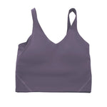 Sports yoga bra with a gathered U-back