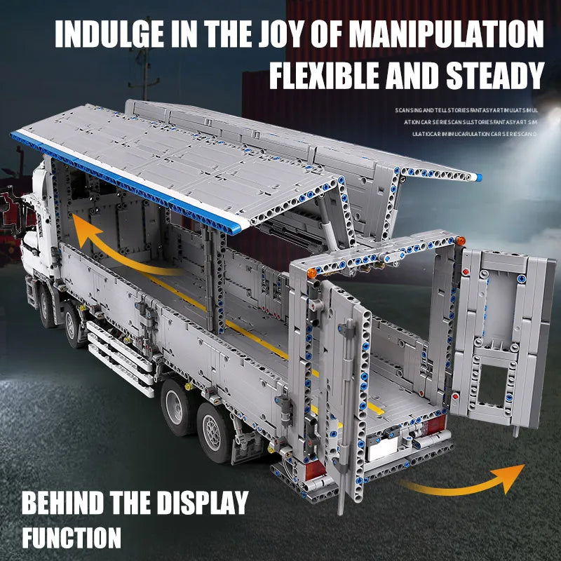 Motorized RC Truck Brick Set – Technical Building Model with App Control, Perfect Gift for Teens & Adults