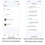 Tuya Zigbee Soil Sensor Humidity Temperature Moisture Detector Smart Life Home Assistant Real Time Monitor for Plant Garden