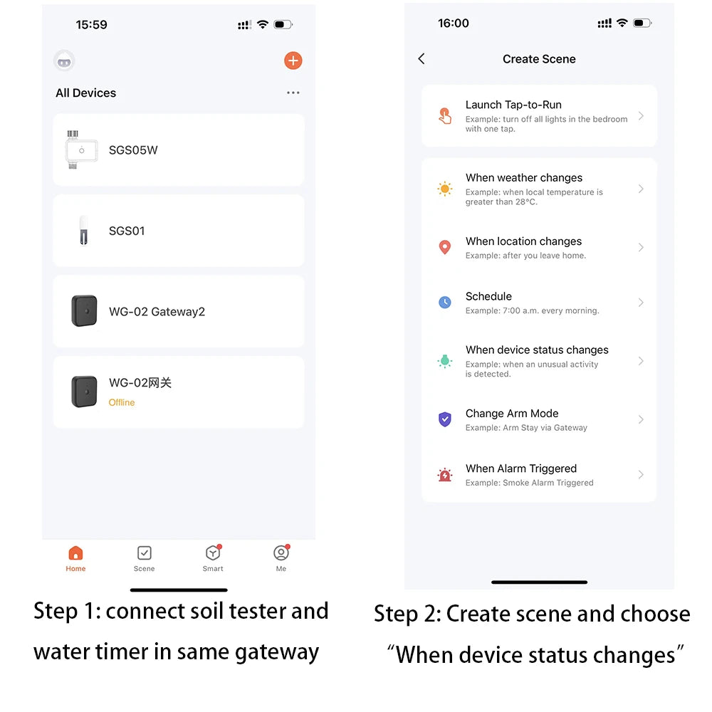 Tuya Zigbee Soil Sensor Humidity Temperature Moisture Detector Smart Life Home Assistant Real Time Monitor for Plant Garden