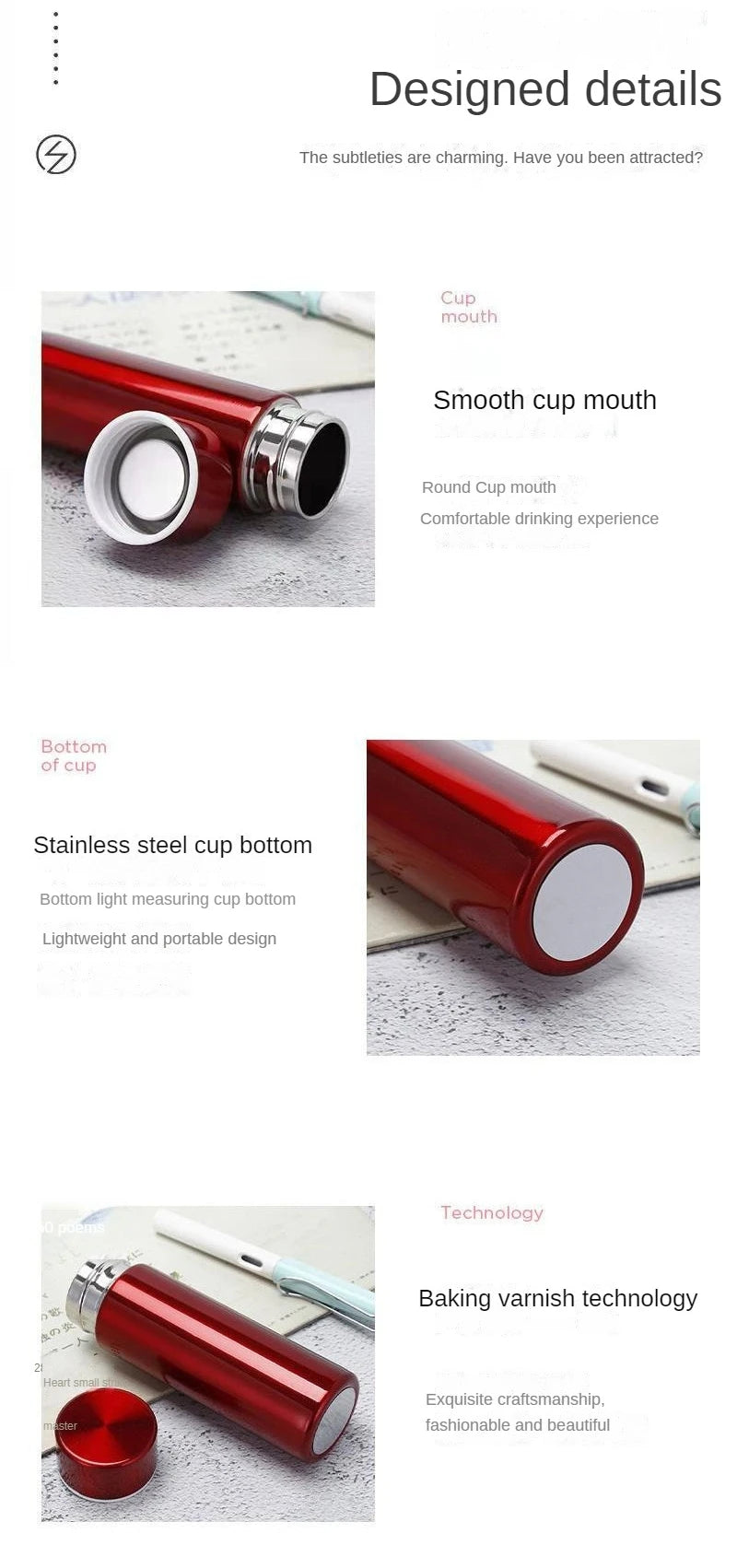 150ml Mini Thermos Bottle Coffee Vacuum Flasks Cup Small Capacity Portable Stainless Steel Travel Drink Water Bottle Thermoses