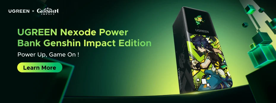 UGREEN Uno 100W GaN Charger Robot Design QC4.0 3.0 PPS PD 3.0 Fast Charger for iPhone 17 16 15 Pro Macbook Air Laptops Tablets