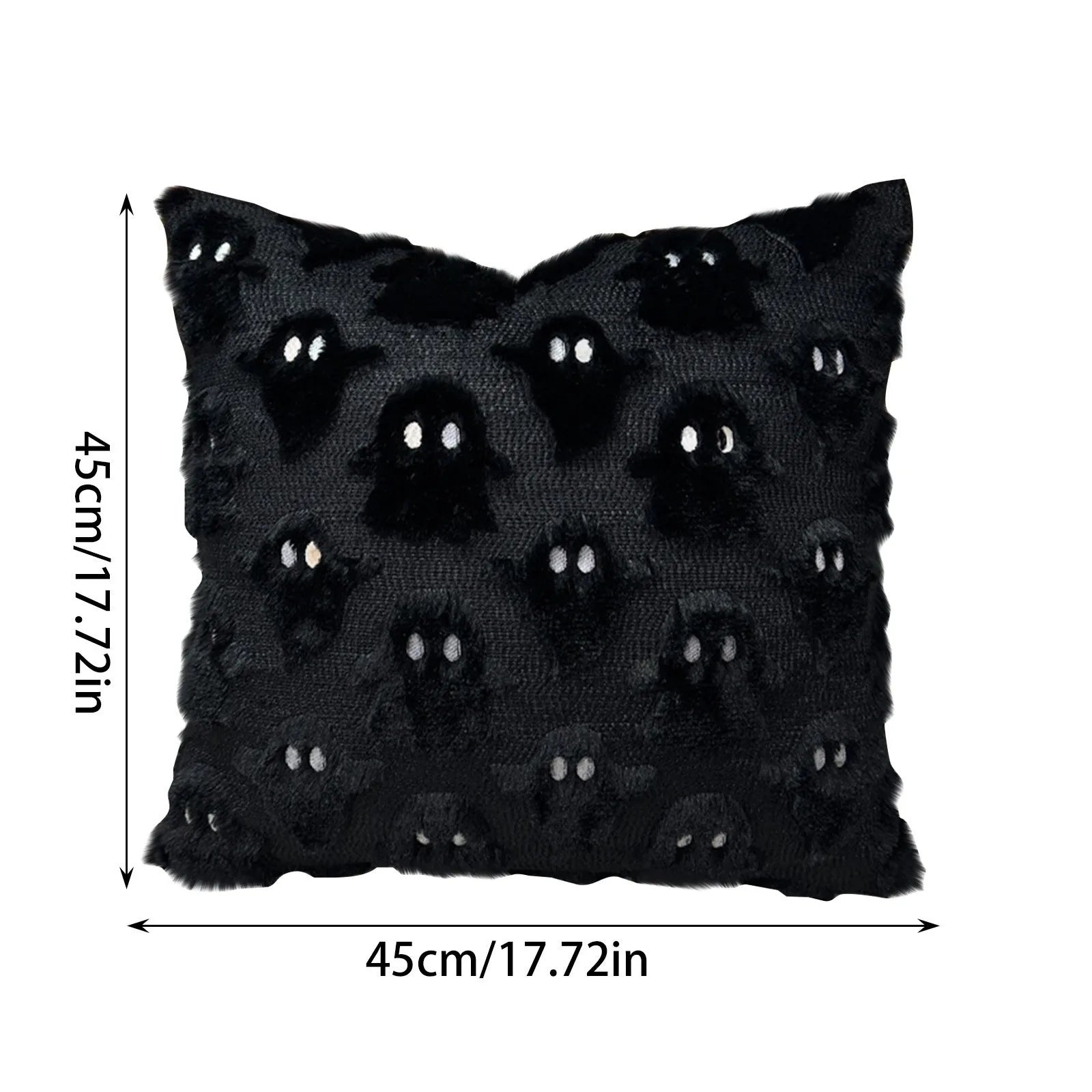 New Halloween Ghost Pillow Cover Soft Couch Cushion Case   Home Decoration Halloween Party Decoration Festival Gift
