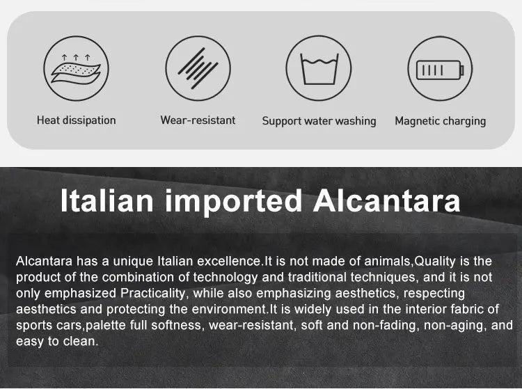 Premium Real Italian Imported Alcantara Magsafe Magnetic Case for IPhone 17Pro/17 Pro Max/17Air Anti-drop Phone Case Accessories