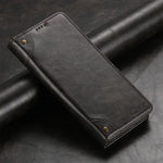 Flip Leather Phone Case for Samsung Galaxy S25 S24 Ultra S23 S22 Plus S 25 Note 20 with Magnetic Card Slot Holder Cover LS055