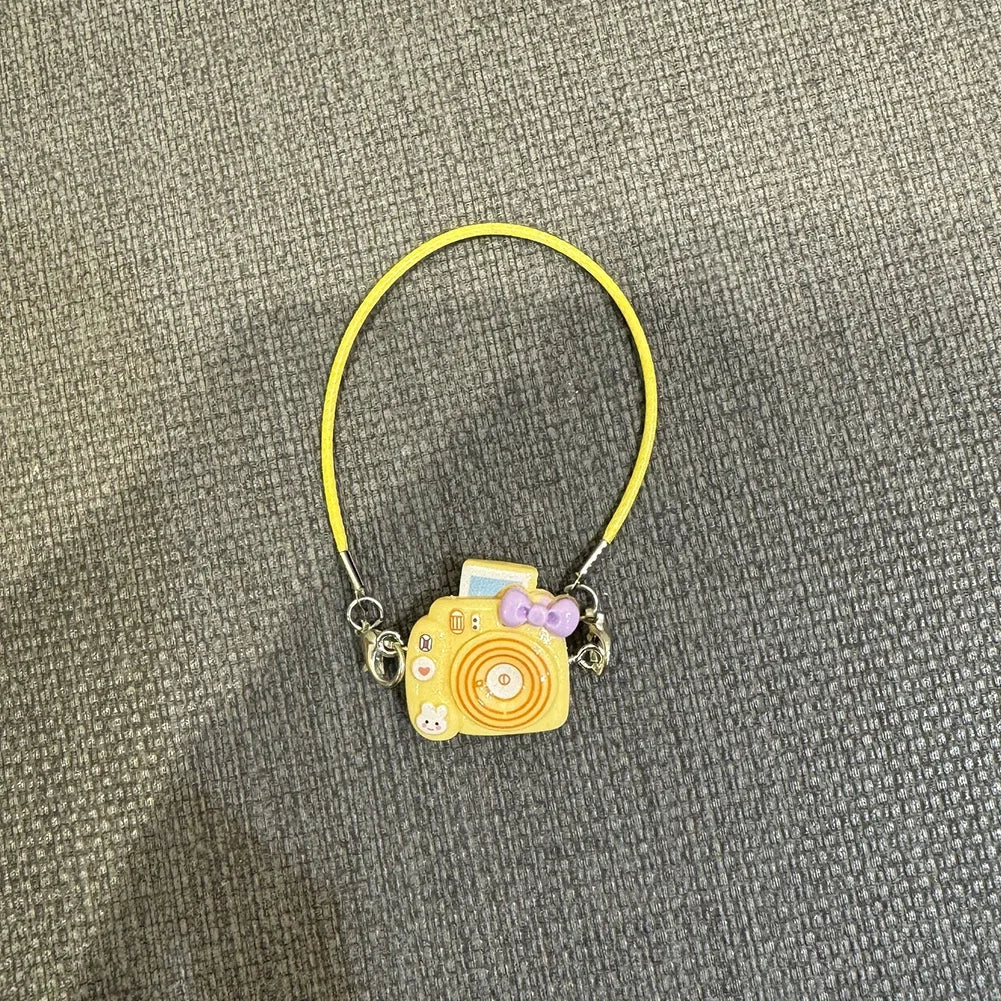 17cm Labubu Doll Clothes Set for Ropa Labubu Macaron Dolls JK Pleated Skirt with Camera and Shoes