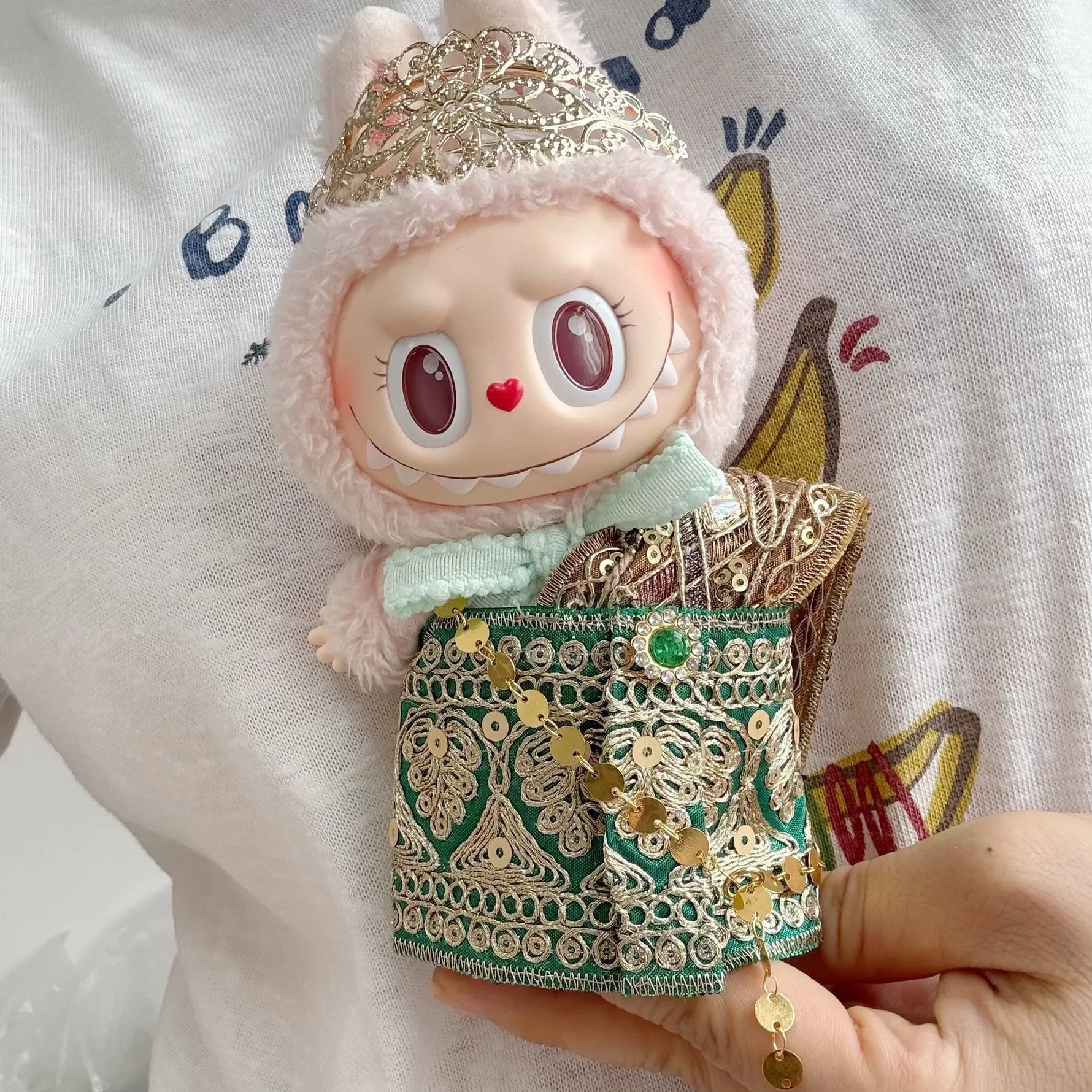 Thai Style clothes For labubu Big into energy Series Cloth Accessories