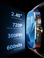 New M99 smartwatch Android - Bluetooth dual system 4G SIM 2.4'' 720*720 HD AMOLED Screen 190° Camera GPS WIFI NFC samrt watch