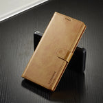 Leather Case for Samsung Galaxy S23 S24 S25 FE Ultra Plus Edge A07 A17 A35 A55 A06 A16 A26 A36 A56 5G Flip Wallet Card Holder