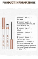 O‘cheal Mascara Black Lash Eyelash Brush 3D Silk Thick Curling Lengthening Eyes Lashes Beauty Makeup Cosmetics Extension Mascara