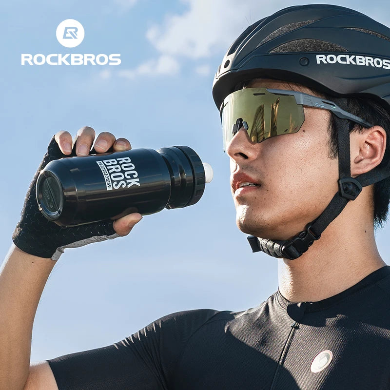 ROCKBROS Bicycle Water Bottle 600ML PP Sports Cup Cycling Kettle Outdoor Camping Hiking Squeeze Bike Cup