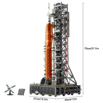Space Launch System Building Blocks Set – Artemis Rocket Model (3601 Pieces, Compatible Bricks)