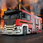 Fire Truck Building Kit – 704-Piece Rescue Vehicle Model | Educational Construction Toy for Kids