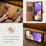 Detachable Magnetic Leather Cover for Samsung Galaxy S20 S21 S23 S24 FE S25 S22 Plus Note 20 Ultra A55 Wallet Card Holder Case