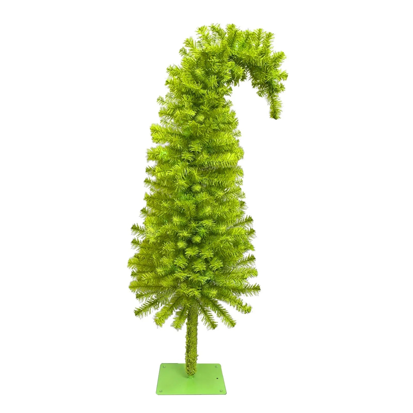 90cm Simulated High Density Tree Holiday Decoration Crooked Tree  Artificial Christmas Tree Shape Family Party Decorations