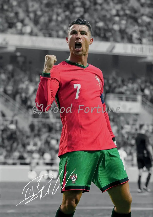 Popular Football Player Soccer Sports Star Posters and Prints Canvas Printing Wall Art Picture for Living Room Home Decor Gifts