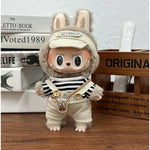 17cm Labubu Doll Capybara Costume Suit V1 V2 V3 Clothes Set Plush Toy Outfit Accessories