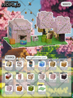 Magnetic Building Blocks Mine World Magnet Cube Set for Boy Girl Kid Age 3+ DIY Pixel style Model Base plate STEM Toy Baseplate