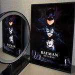 1oc Batmans Movie Poster Self-adhesive Art Waterproof Paper Sticker Coffee House Bar Room Wall Decor