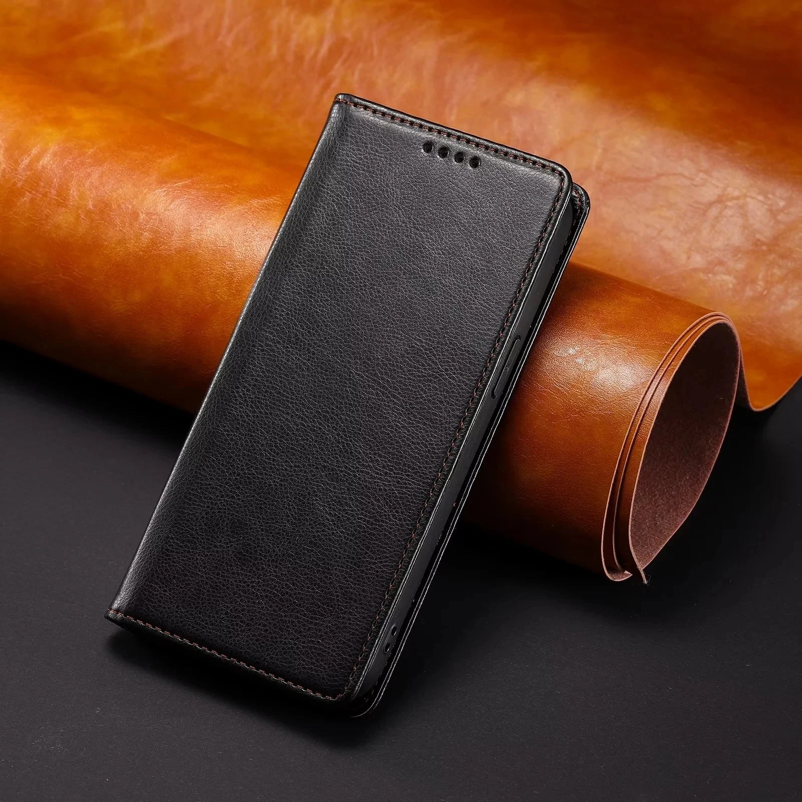 Leather Case For Samsung Galaxy A15 A25 A35 A55 A05S A14 A24 A34 A54 A13 A23 A33 A53 A73 A52 A12 A32 Wallet Magnetic Flip Cover