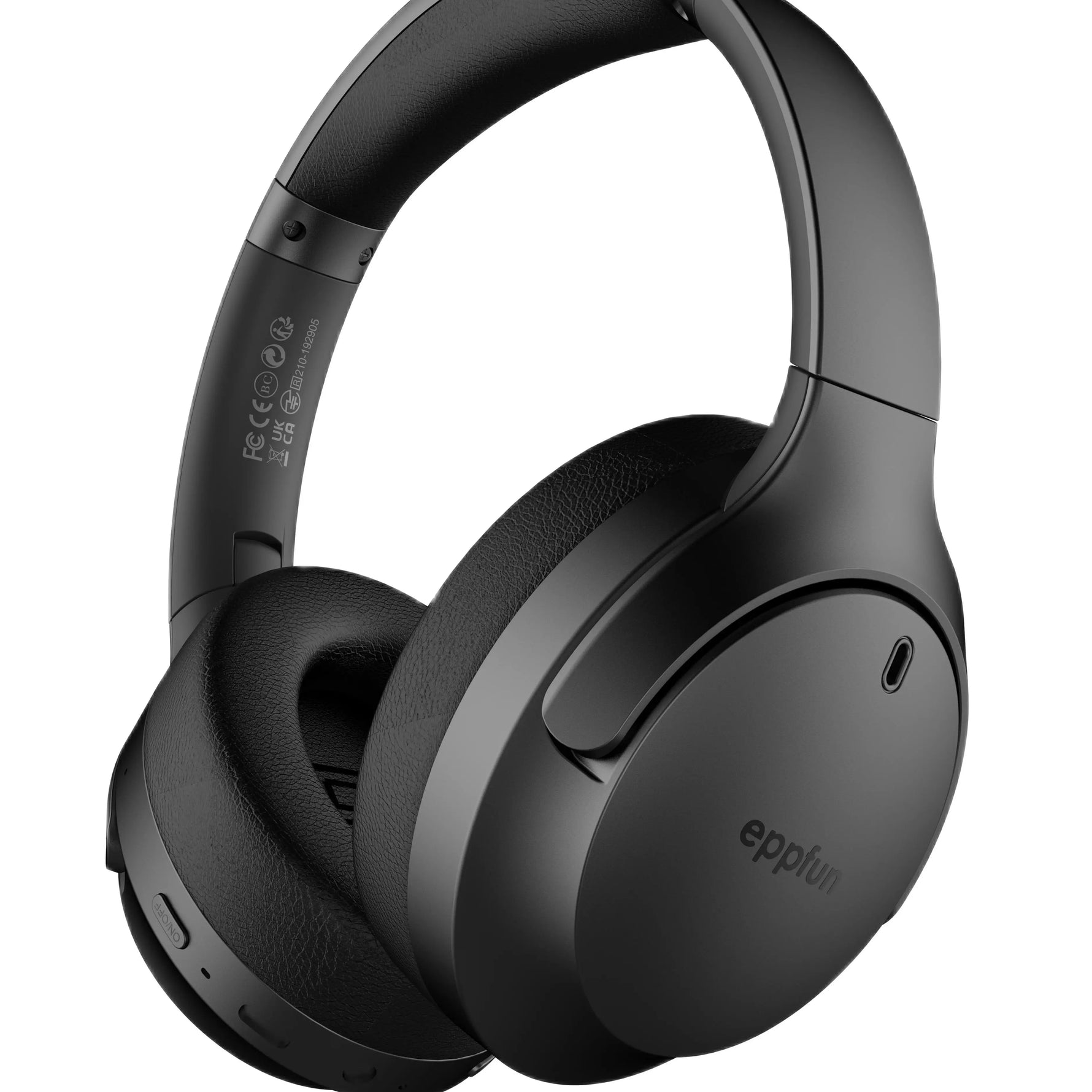 eppfun LE Audio Over Ear Bluetooth 5.4 Headphones with mic,Aptx Lossless/LC3/Auracast Headset for Music Gaming TV Watching QC308