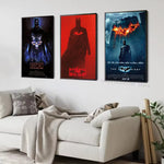 1oc Batmans Movie Poster Self-adhesive Art Waterproof Paper Sticker Coffee House Bar Room Wall Decor