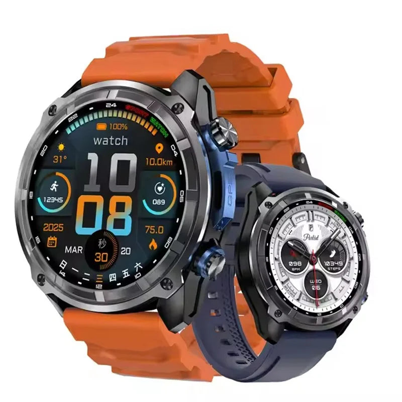 Military Smart Watch DT G1 GPS Track Compass Altimeter Bluetooth Calling 860mAh Battery DTG1 Men Outdoor Sports SmartWatch