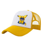 Stitch Baseball Cap For Boys And Girl, Adjustable Protection Unisex Casual Hip-Hop Print Mesh Sun Hat, Classic Cotton Peaked Hat