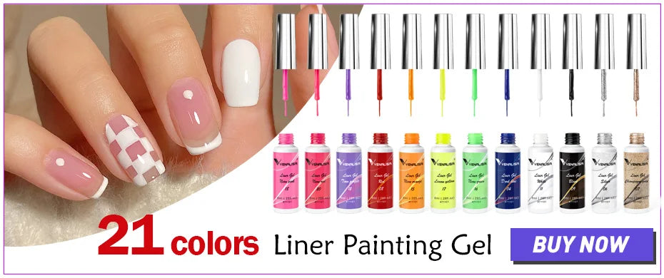 VENALISA 7.5ml Quick Construction Gel Semi Transparent Jelly Color Nail Gel Polish Strengthener Soak Off UV LED Nude Pink Gel