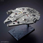 BANDAI Genuine STAR WARS Series Vehicle Series 1/144: Rise of The Millennium Falcon Skywalker Ver Assemble The Model Collect