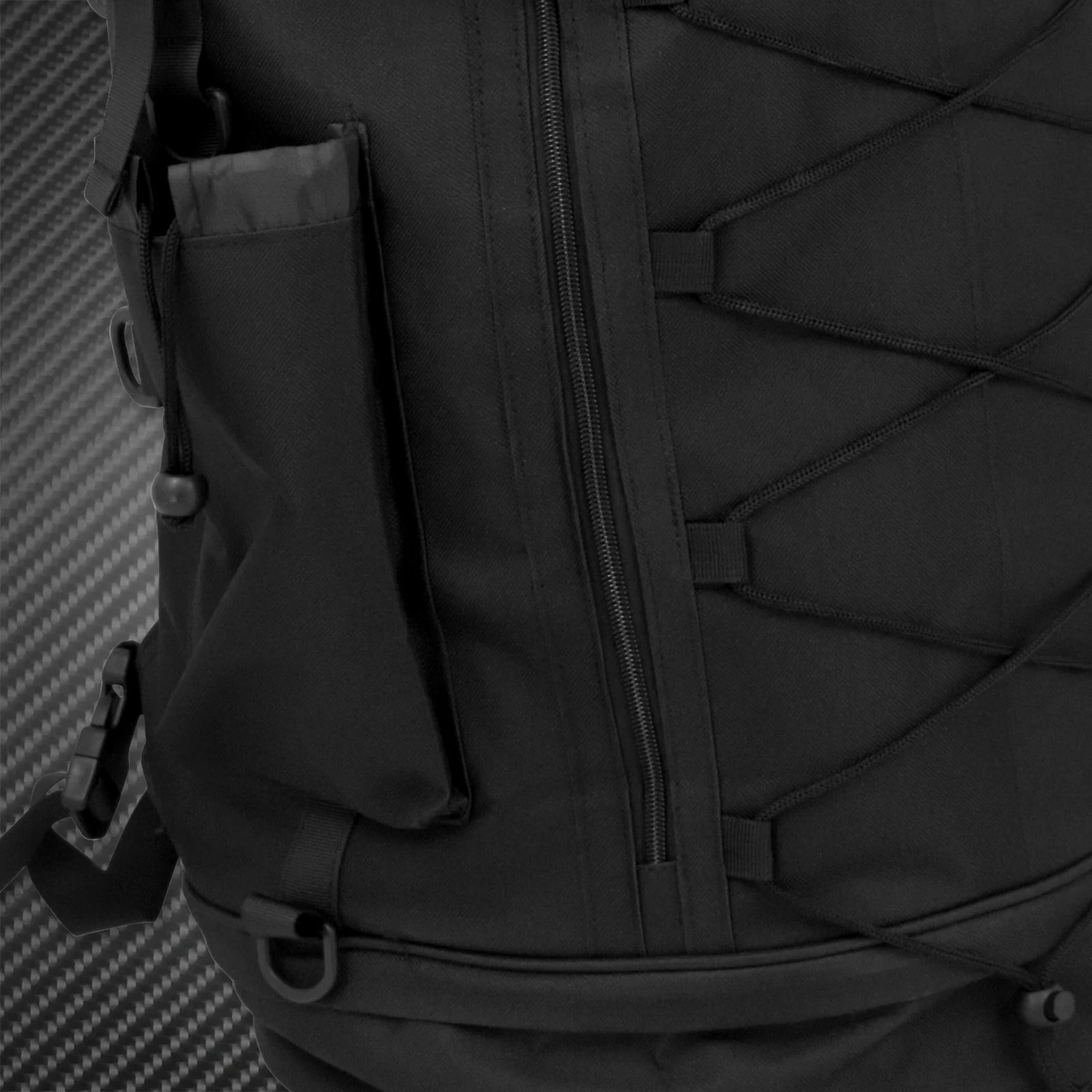 Motorcycle 50L Luggage Backpack Multifunction Tail Rack Bag Travel Outdoor Sports Expandable Sissy Bar Backrest Bag With Straps