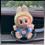 Kawaii Labubu Idol Doll Car Seat – Cute Plush Ornament & Air Freshener