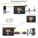 4 Wire Waterproof IP65 HD Doorbell Camera 120° Wide Angle for HOMSECUR Tuya WiFi Smart 1080P Video Intercom Door Phone System