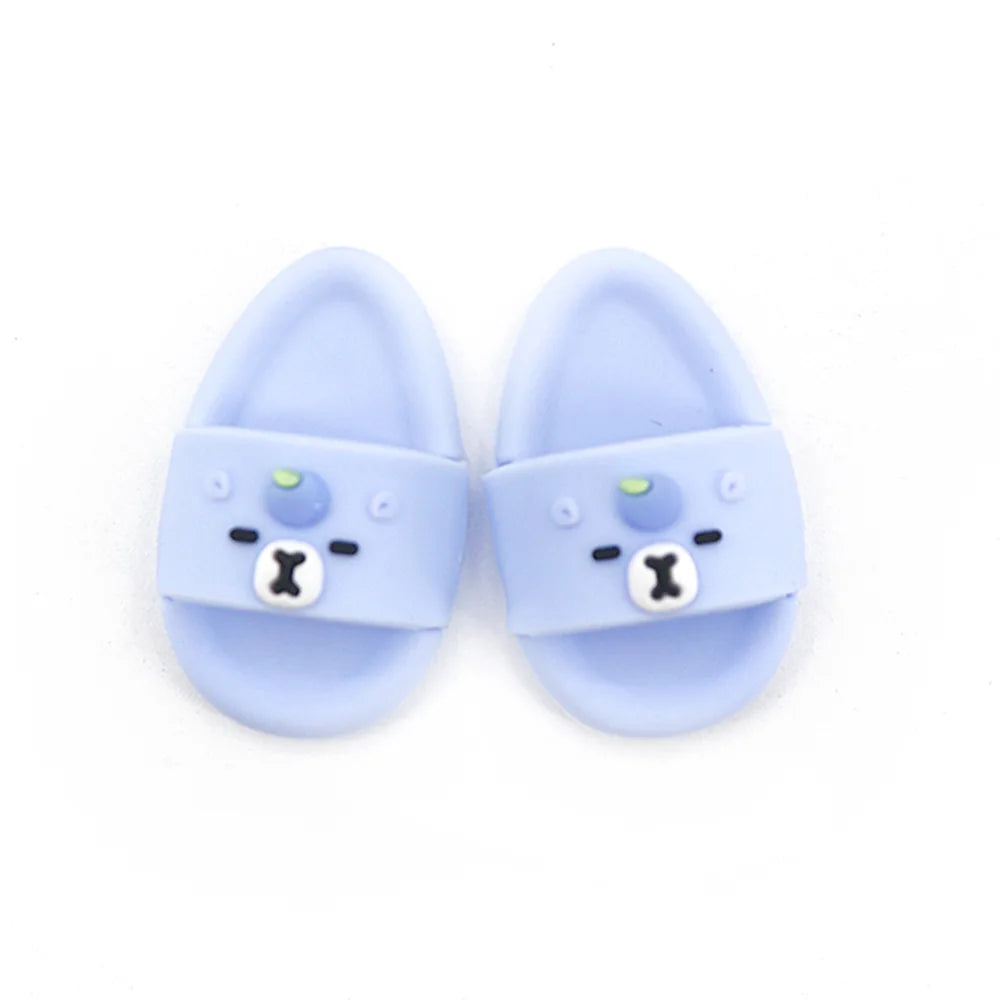 For LABUBU 3.0 Slipper Shoes Suitable for 17cm Cotton Dolls Shoes Boots Toys Casual Sports Shoes Dolls Accessories DIY Doll Toys