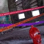 NEW 1PC Halloween Props Window Prop Warning line Plastic Skull Head Warning Tape Signs Halloween Decoration Witch Balloons lot