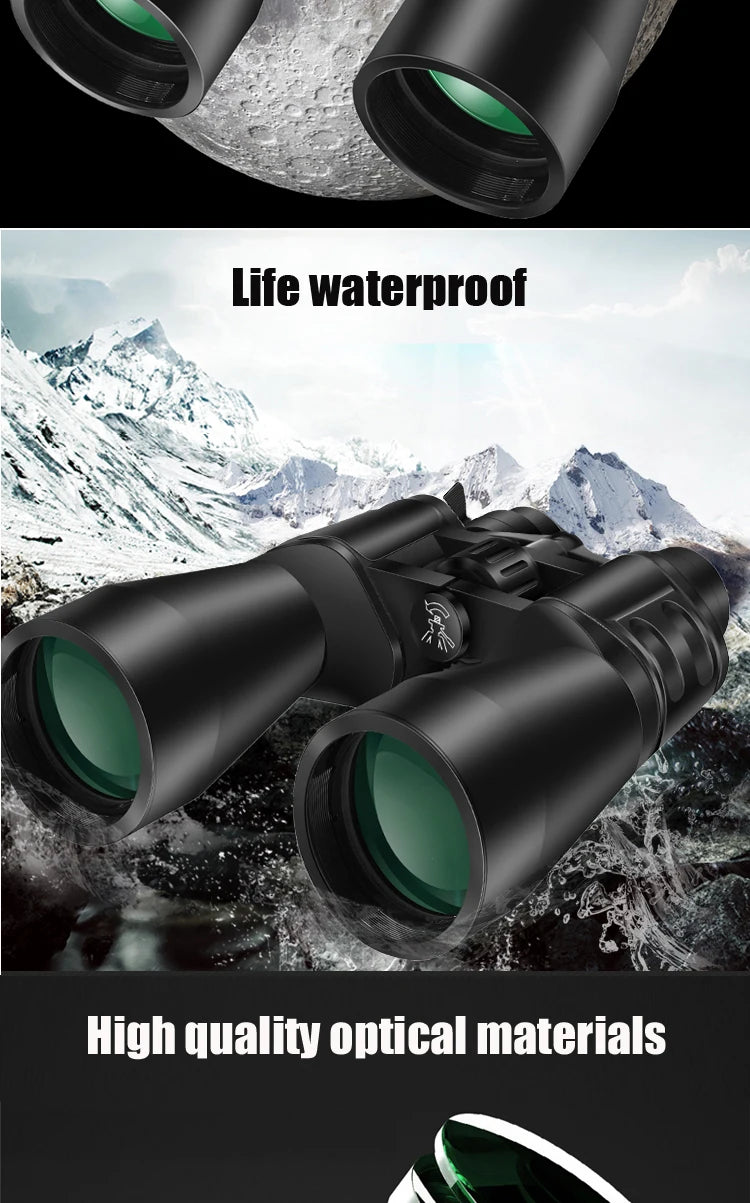 Borwolf 10-380X100  High Magnification Long Range Zoom 10-60 Times Hunting Telescope Binoculars  HD Professiona  Zoom