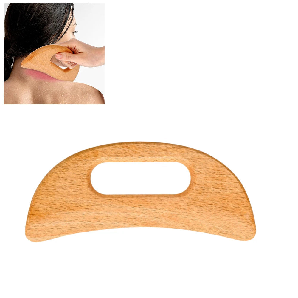 Wooden Massage Tools for Lymphatic Drainage, Anti-Cellulite Body Shaping, Gua Sha, and Sore Muscle Relief