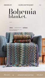 Boho Bed Plaid Blanket Geometry Aztec Baja Blankets Ethnic Sofa Cover Slipcover Decor Throw Wall Hanging Tapestry Rug Cobertor