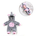 Baby Reborn Dolls Clothes for 30cm Baby Doll Dress Pajamas Jumpsuit Doll Clothes for 12 inch Reborn Doll DIY Toys for Girls