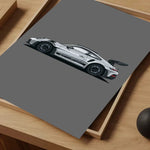 Porsche Cars Poster Self-adhesive Art Waterproof Paper Sticker Coffee House Bar Room Wall Decor
