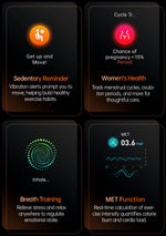 2025 New Health Analysis ECG+PPG Smart Watch Body Fat Uric Acid Blood Pressure Heart Rate Tracker NFC Smartwatch For Android IOS