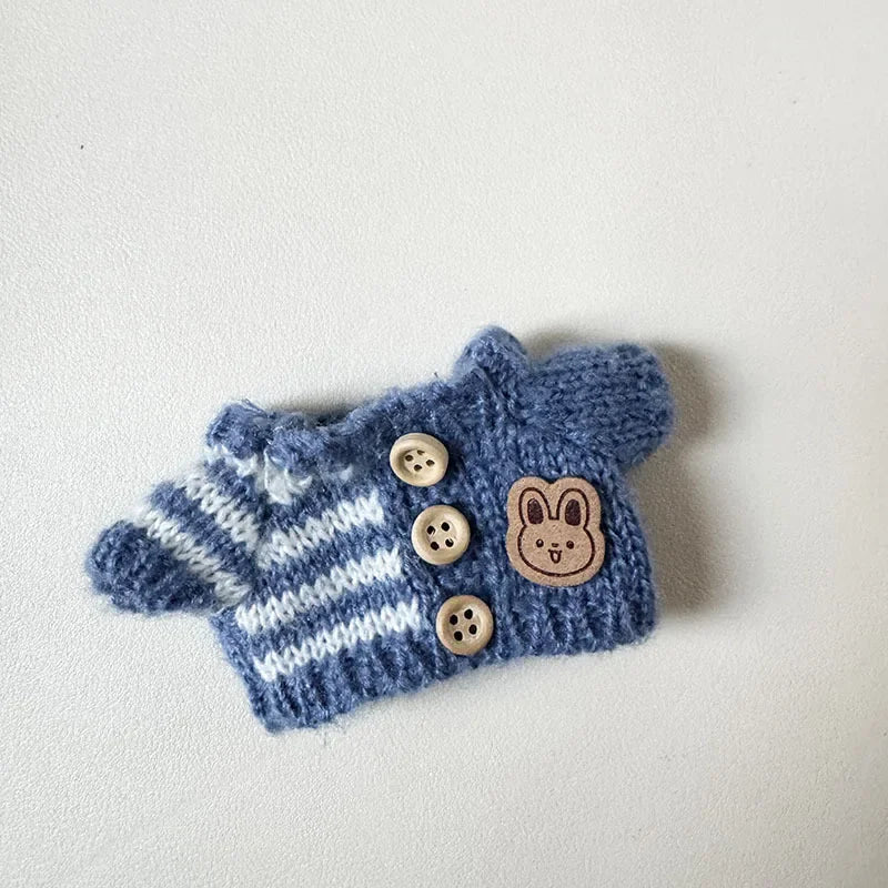 17cm Toy Doll Clothes for Labalbu Accessories Luxury Backpack New Original Clothing for Labbubu Sweater Outfit Mini Cute Bag Hat