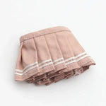 Mini Doll Clothes Outfit Accessories For 15-17cm Labubu V1 V2 V3Labubu Uniform Set Outfit Skirt and Sweater Sunglasses Clothing