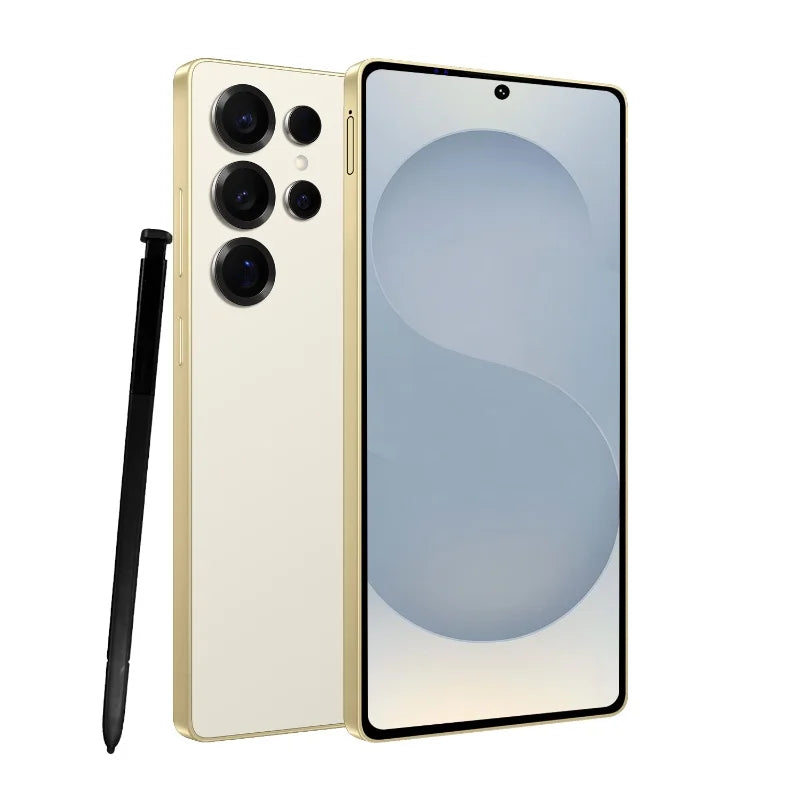 Global Vision S25 Ultra Smartphone 5G Android 12 8GB RAM 512GB ROM 6.8 Inch Phone 1920x1080HD 24+48MP 4 5G Network Mobile Phones